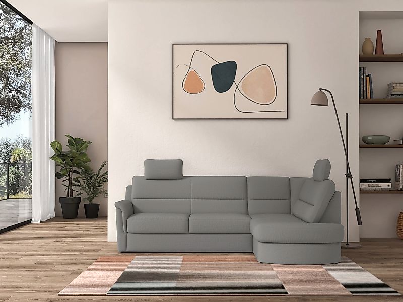 sit&more Ecksofa »Panini L-Form«, wahlweise mit Bettfunktion und Bettkasten günstig online kaufen