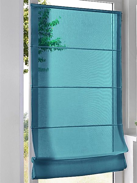 Kutti Raffrollo "Brondby Move" mit Klettschiene ohne Bohren verspannt Klemm günstig online kaufen