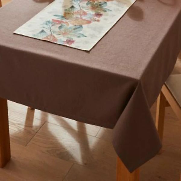 HOME Living Tafeldecke Mittelbraun Tischdecken mehrfarbig günstig online kaufen