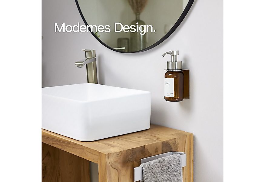 Designfabrik Hamburg Seifenspender Wandmontage ohne Bohren 250 ml, Pumpspen günstig online kaufen