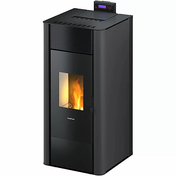 Freepoint Pelletofen Tesis Stahl Anthrazit 22,8 kW wasserführend günstig online kaufen