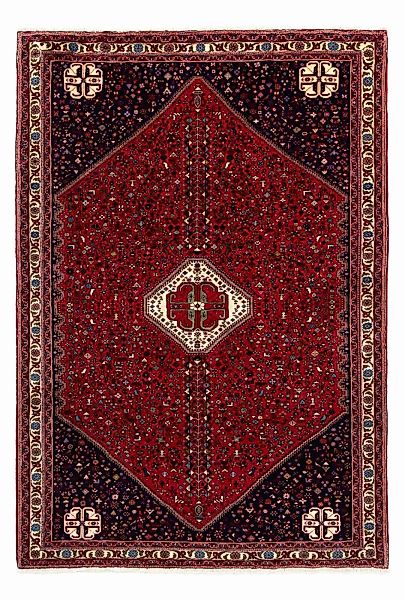 morgenland Wollteppich »Abadeh Medaillon Rosso scuro 163 x 99 cm«, rechteck günstig online kaufen