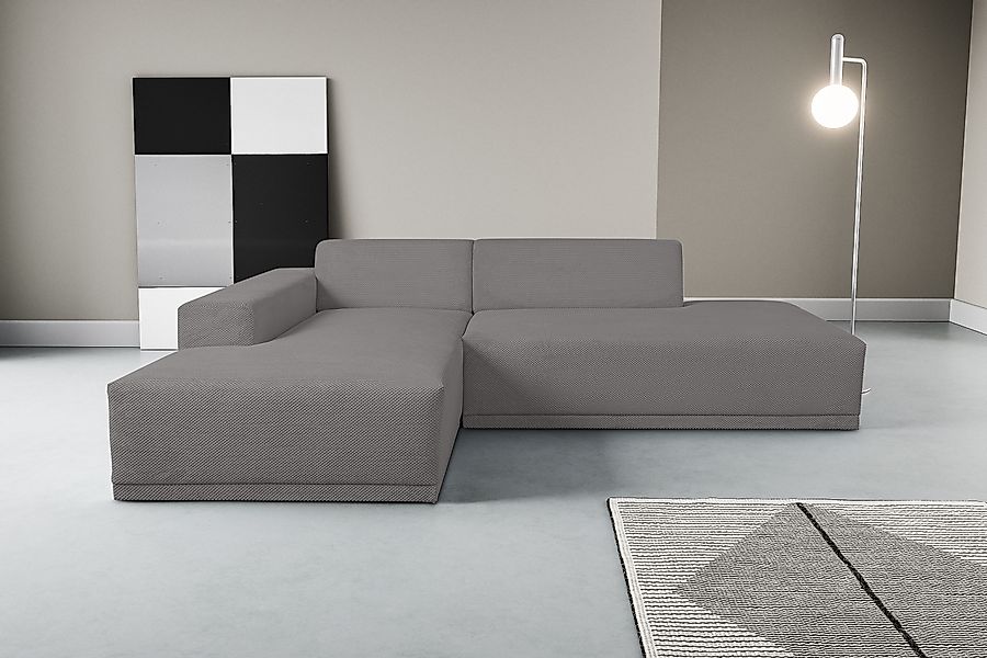 WERK2 Ecksofa »Apollo, hoher Sitzkomfort, aktuelles Design, Breite 264cm, L günstig online kaufen