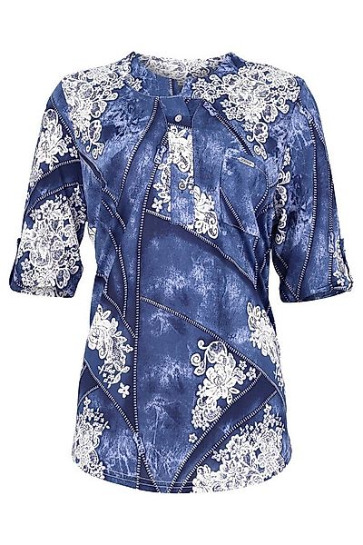 malito more than fashion Schlupfbluse 6666 legere basic Shirtbluse 3/4 Arm günstig online kaufen