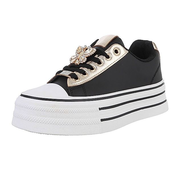 Ital-Design Damen Low-Top Freizeit Sneaker (88671939) Flach Sneakers Low in günstig online kaufen