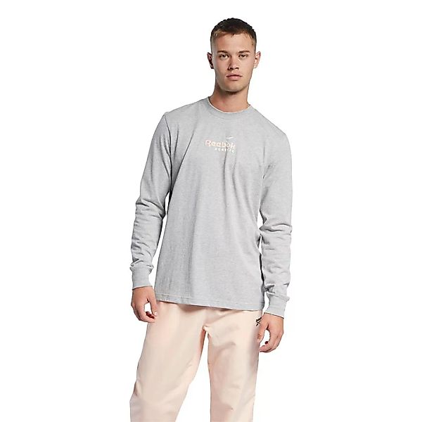 Reebok Classics Summer Retreat Langarm-t-shirt XL Medium Grey Heather günstig online kaufen