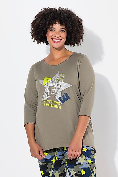 Angel of Style T-Shirt T-Shirt Glitzer-Stern günstig online kaufen