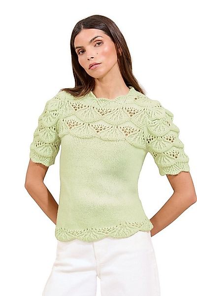 LIPSY Rundhalspullover Lipsy Kurzärmeliges Strickoberteil, Regular (1-tlg) günstig online kaufen