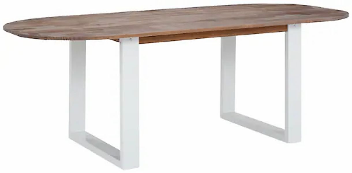 OTTO home Esstisch "Lagos" aus schönem massivem Kiefernholz, mit weiß lacki günstig online kaufen