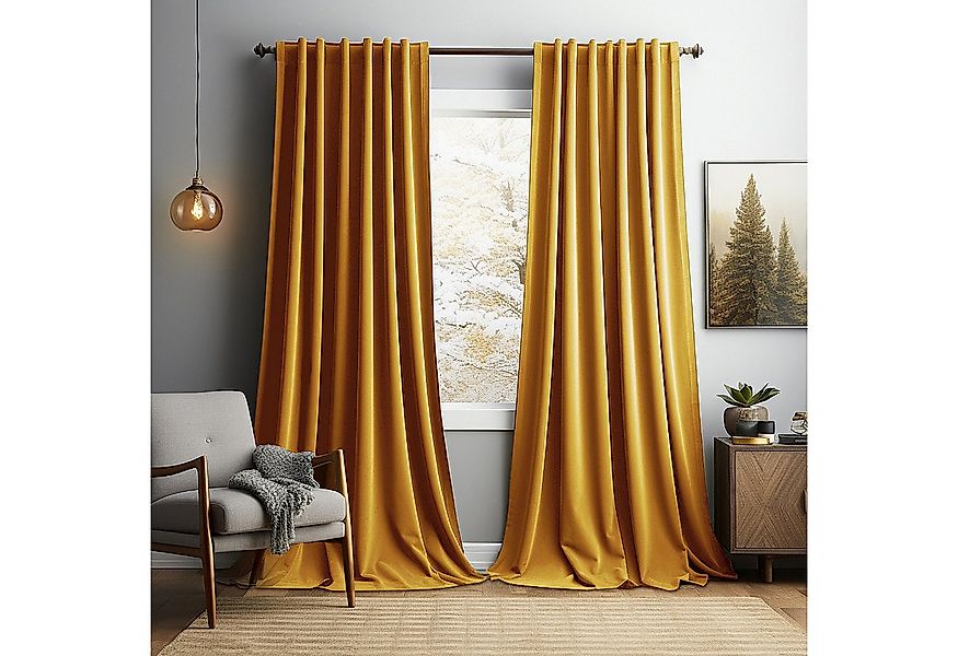 BTTO V&G Verdunkelungsvorhang Vorhang Gardinen Blickdicht,Weihnachtsvorhäng günstig online kaufen