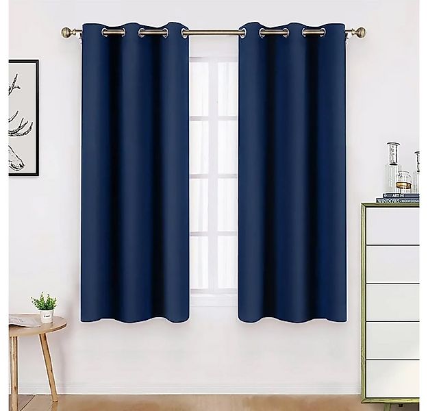 FOUORTUNATE-BEE Verdunkelungsvorhang Thermovorhang Kälteschutz mit Ösen (1 günstig online kaufen