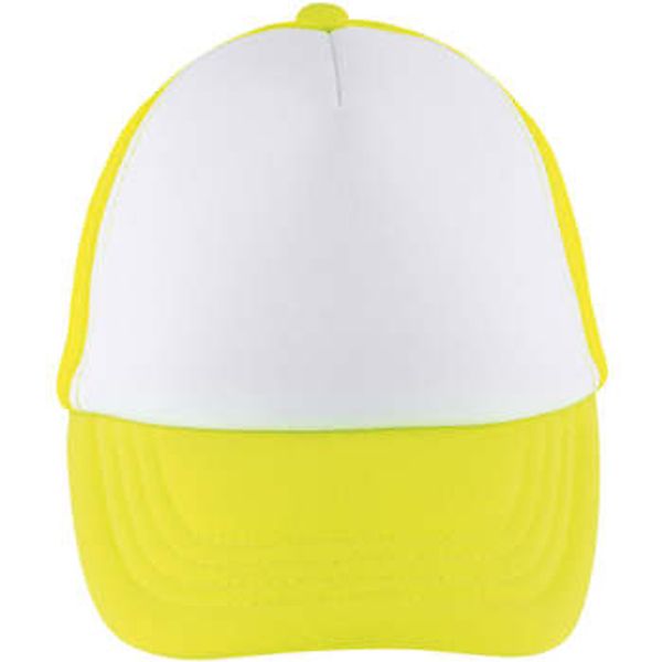 Sols  Mütze BUBBLE KIDS Blanco Amarillo Neon-GORRA DE MALLA DE 5 PANELES günstig online kaufen