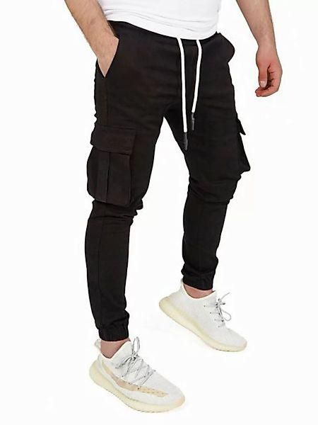 Pittman Cargohose Cargohosen Herren Chino Giga mit elastischem Bund, Cargot günstig online kaufen