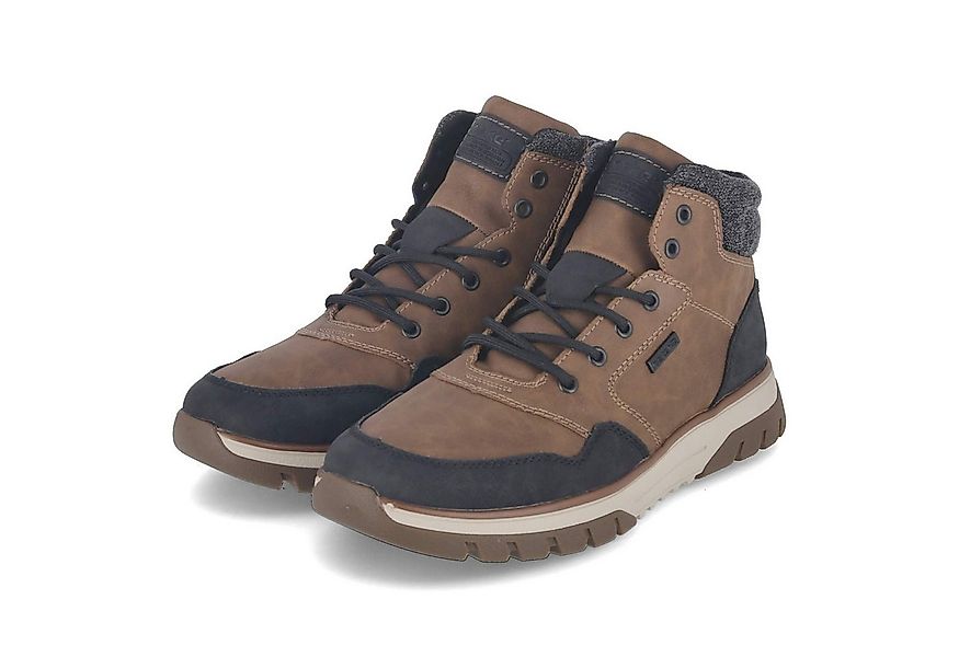 Rieker Rieker B9340-24 Herren Kunstleder braun Schnürstiefel günstig online kaufen