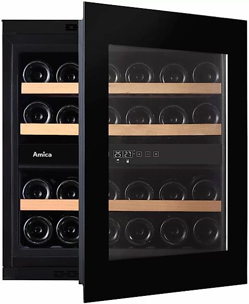 Amica Einbauweinkühlschrank »WK 341 215 S«, für 26 St. Standardflaschen á 0 günstig online kaufen