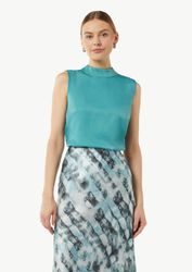 comma Blusentop Bluse Top mit Stehkragen günstig online kaufen