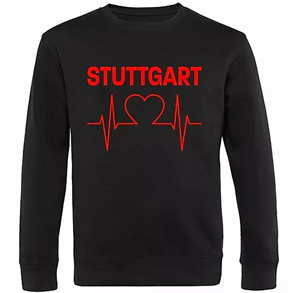 multifanshop Sweatshirt Stuttgart - Herzschlag - Pullover günstig online kaufen
