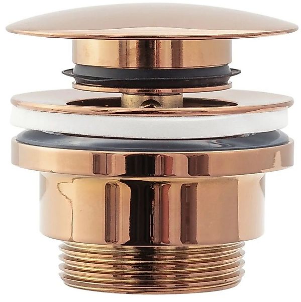 wohnwerk.idee Ablaufgarnitur Ablaufgarnitur Gold Waschbeckenstöpsel Rea günstig online kaufen