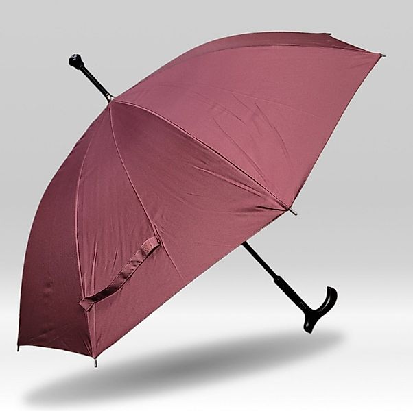 Dr. Neuser Stockregenschirm Regenschirm Gehstock Fritzgriff mit Gummipuffer günstig online kaufen