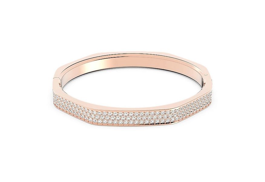 Swarovski Armreif Dextera Armreif Pavé, White, Rose Gold-Tone Plated 563920 günstig online kaufen