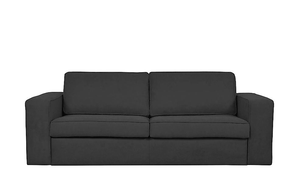 Schlafsofa - schwarz - 206 cm - 88 cm - 95 cm - Polstermöbel > Sofas > 3-Si günstig online kaufen