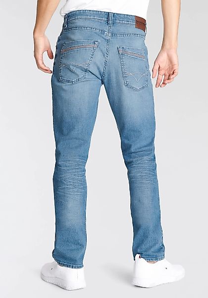 Bruno Banani Straight-Jeans "Dylan", gerade Beinform, Used-Waschung, niedri günstig online kaufen