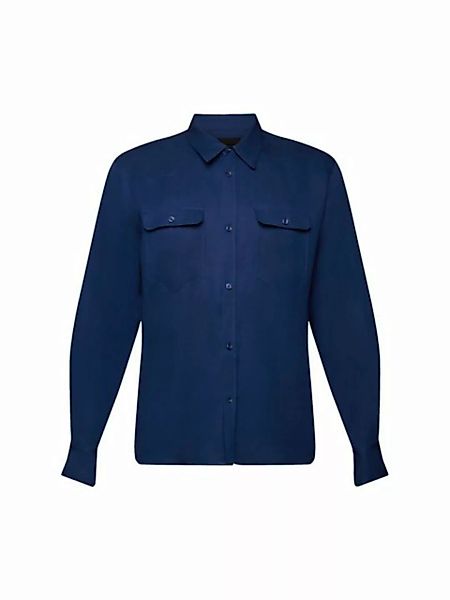 Esprit Collection Businesshemd Fließendes Lyocell-T-Shirt günstig online kaufen