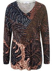 V-Pullover Peter Hahn blau günstig online kaufen