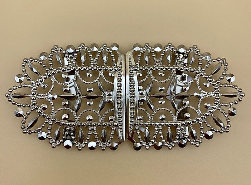 Pezzo D'oro Gürtelschnalle Trachtenschließe silber,Dirndlschließe,made in G günstig online kaufen