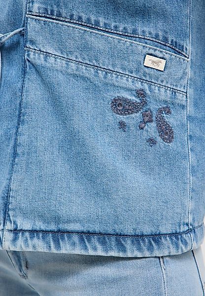 MUSTANG Kurzweste "Damen Style Gillian Denim Vest" günstig online kaufen