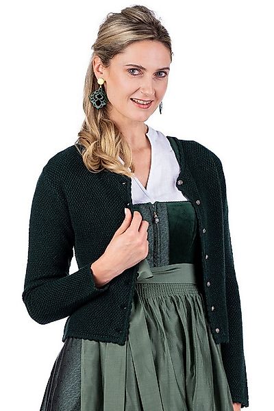 MarJo Trachtenjacke Trachten Strickjacke - VILSECK - tanne, zimt günstig online kaufen