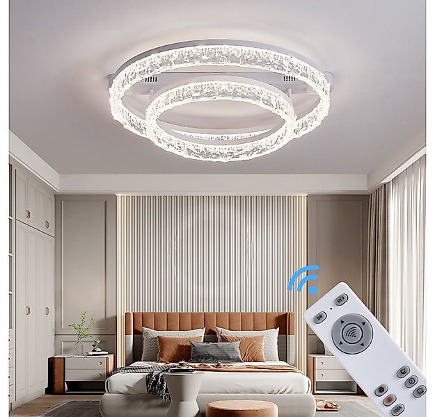 Eurohandisplay LED Deckenleuchte LED Deckenleuchte Fernbedienung/Handy-App günstig online kaufen