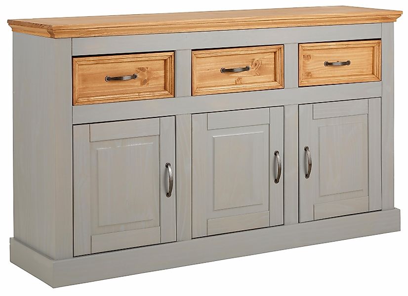 Home affaire Sideboard "Selma", Kommode aus massivem Kiefernholz, Breite 14 günstig online kaufen