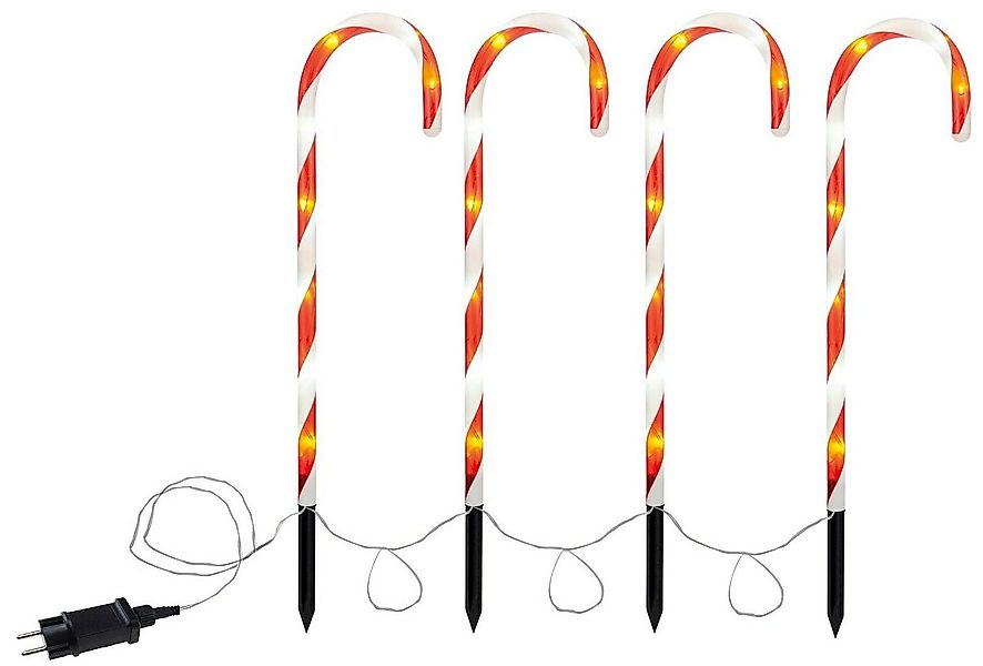 Bambelaa! LED Dekolicht LED Zuckerstange Weihnachten Gartenstecker Dekorati günstig online kaufen