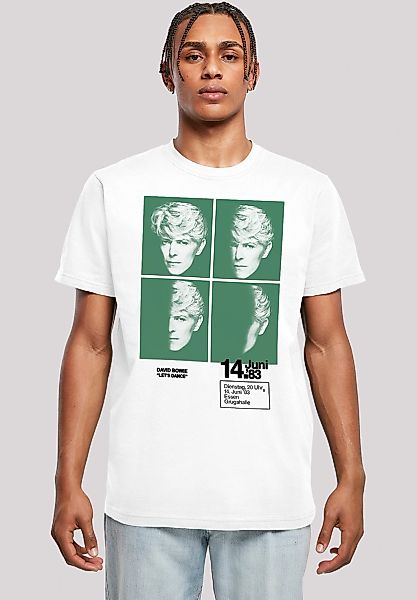 F4NT4STIC T-Shirt "David Bowie 1983 Concert Poster", Herren,Premium Merch,R günstig online kaufen