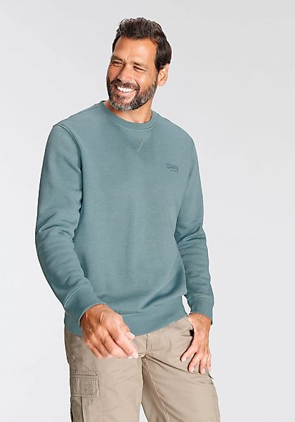 Mans World Sweatshirt, Langarm, Basic-Stil, unifarben, Rundhalsausschnitt günstig online kaufen