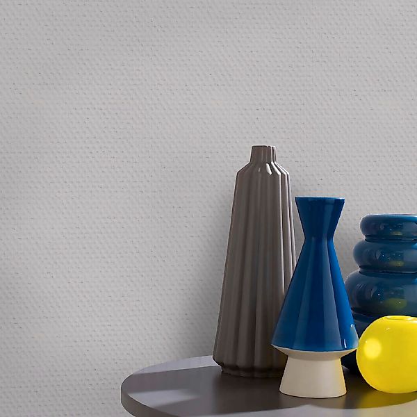 Isoliertapete "Fresco Vorgestrichen Glasfaservliestapete Rauten Weiss 50mx1 günstig online kaufen