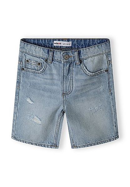 MINOTI Jeansshorts Denim-Shorts mit abgeriebenen Kanten (3y-14y) günstig online kaufen