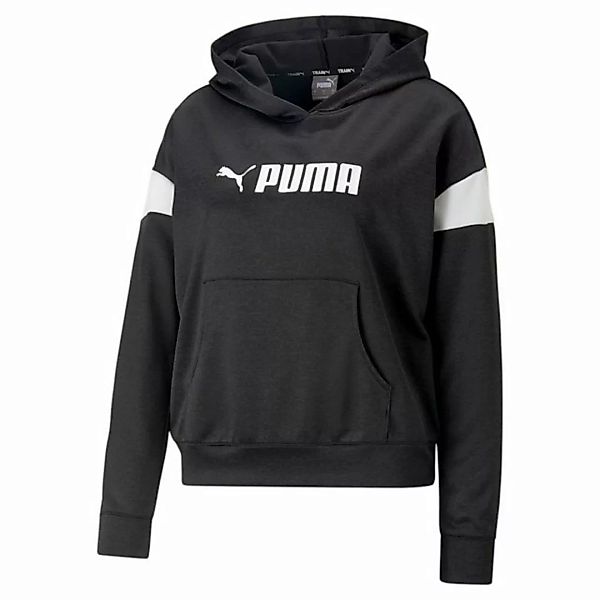 PUMA Kapuzensweatshirt Puma Fit Tech Knit Hoodie PUMA BLACK HEATHER-PUMA WH günstig online kaufen