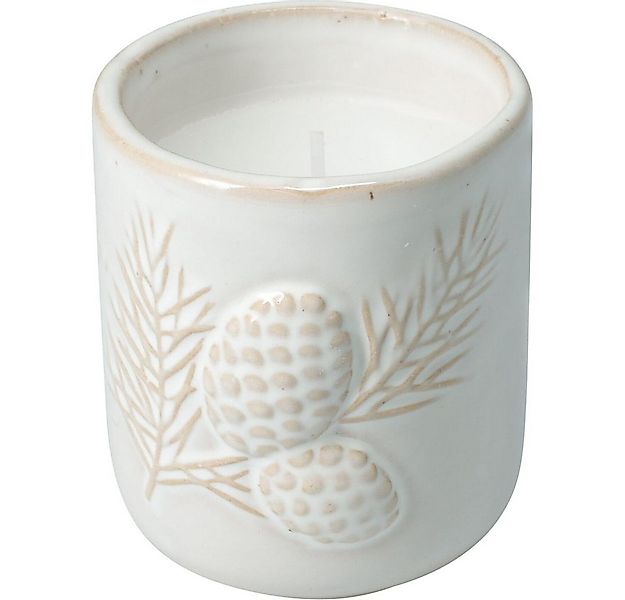 Koopmann Windlicht Kerze im Keramiktopf - Höhe ca. 7,5 cm - 1 Stück günstig online kaufen