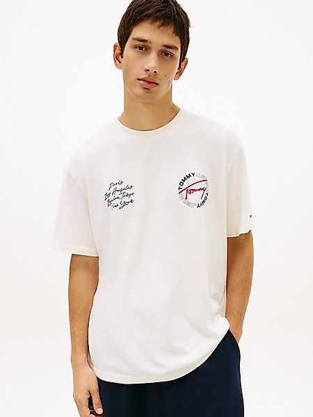 Tommy Jeans T-Shirt TJM RELAXED SIGN CIRCLE mit Markenprint günstig online kaufen