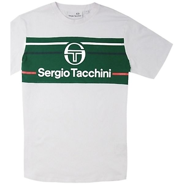 Sergio Tacchini  T-Shirts & Poloshirts DIKER T SHIRT  154-WHITE/BOT 40220 günstig online kaufen