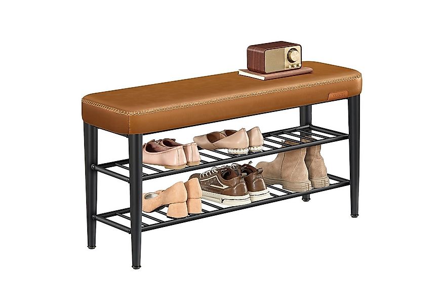 VASAGLE Schuhbank, Schuhregal, EKHO Series, Kunstleder, 30 x 80 x 50 cm günstig online kaufen