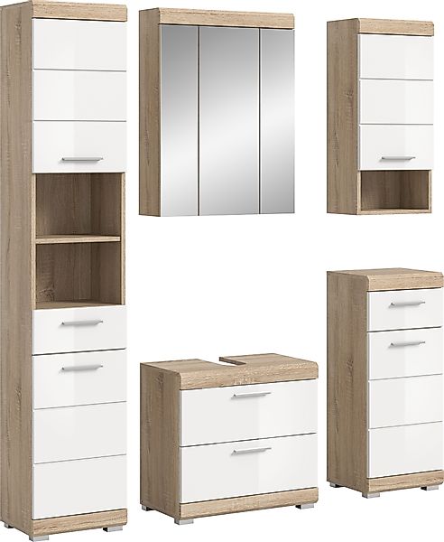 INOSIGN Badmöbel-Set »Siena, 5 teilig, bestehend aus:«, (Set), Hochschrank, günstig online kaufen