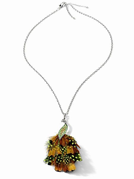 COLLEZIONE ALESSANDRO Lange Kette "Peacock" mit Pfauanhänger günstig online kaufen