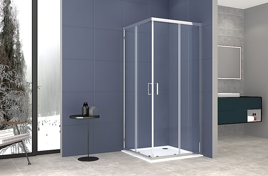 welltime Eckdusche New Trento, BxT: 90x90 günstig online kaufen