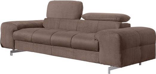 COTTA 2-Sitzer "Chef" Big-Sofa mit Kopfteilverstellung, edle Metallkufen günstig online kaufen