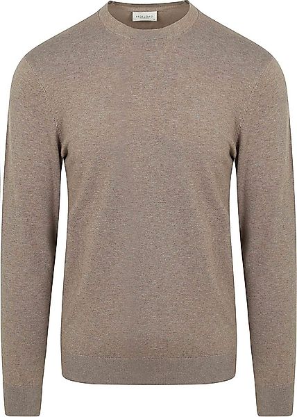 Profuomo Pullover Luxury Basic Taupe - Größe S günstig online kaufen