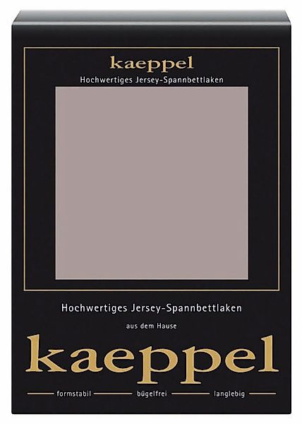 Kaeppel Spannbettlaken "Single Jersey Mako Elasthan" aus 97% Baumwolle und günstig online kaufen