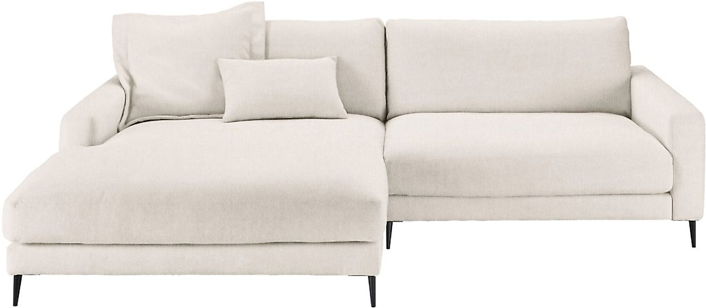 Home affaire Ecksofa "Downtown, B/T/H: 272/190/84 cm L-Form" weicher Sitzko günstig online kaufen